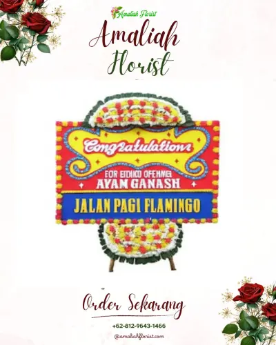 Bunga Papan Congratulation di Koto Katik
